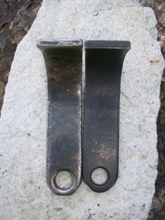 moses cam hook - comparing leeper cam hook narrow size (left) with moses cam hook...