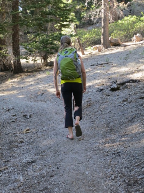 hiking to an afternoon climbing session with the osprey stratos 24.
