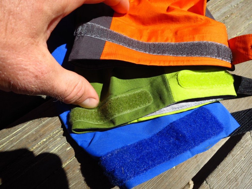 rab stretch neo - velcro comparison, top to bottom: montane mohawk (strip is too...