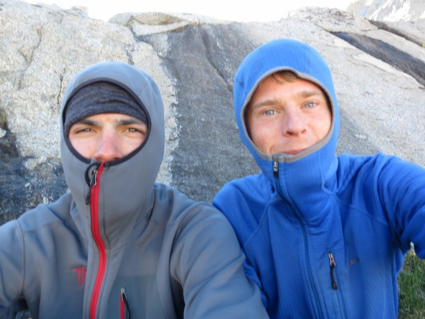 wild things power stretch 1/4-zip hoody - hood comparison: wild things power stretch (left) and patagonia r1...