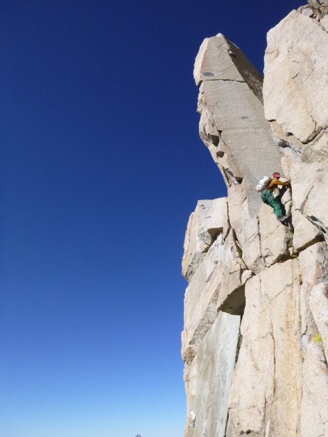 cilogear 30l worksack - max neale down climbing on the evolution traverse with the cilogear...
