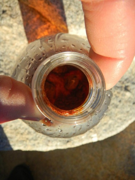 starbucks via - starbucks via working its magic in a water bottle on a frigid...