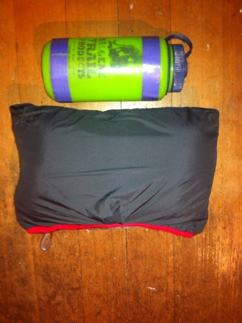 north face nuptse - the nuptse 2 packs into its own hand pocket.  an excellent feature.