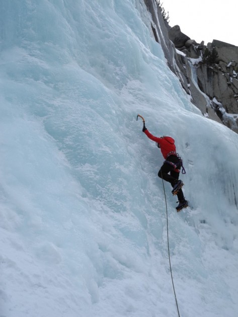 lowa mountain expert gtx evo for women - leading ice in lee vining canyon, ca in the lowa mountain expert...