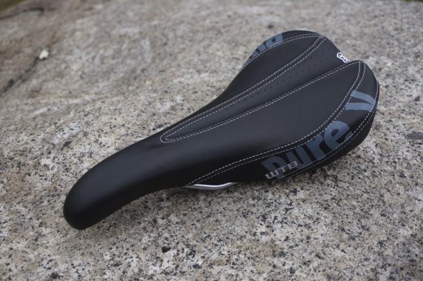 wtb pure - the pure v race has a long drop nose that stays out of the way...