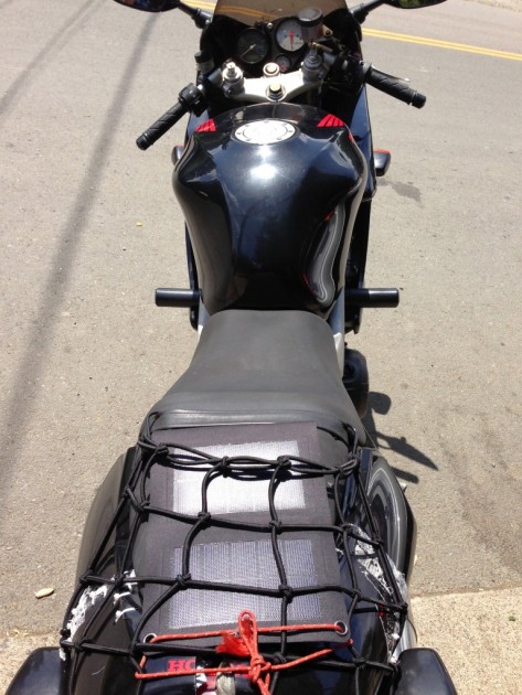 instapark mercury 4s - instapark mercury 4s on the back of a 98 honda superhawk. ride all...