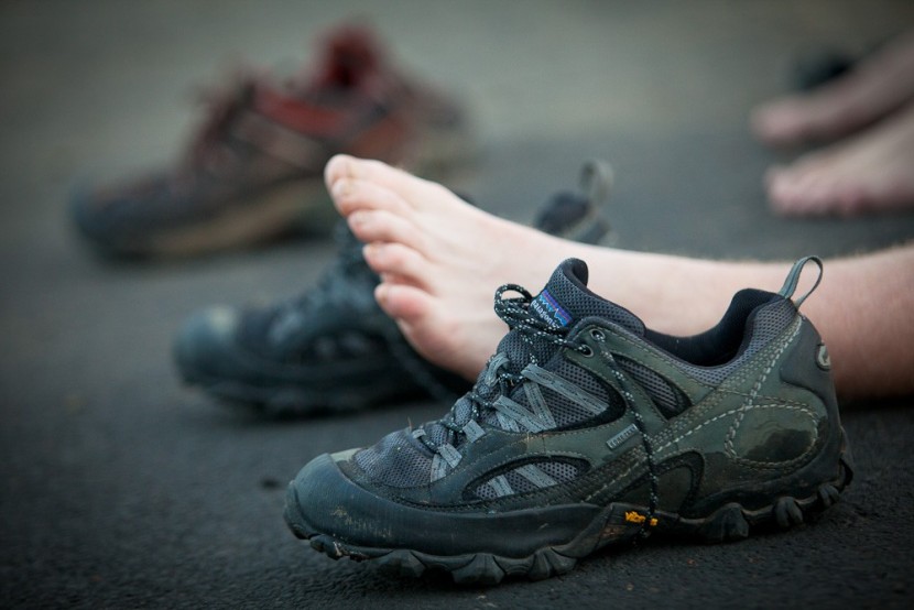 patagonia drifter a/c gore-tex - drying out the drifter after a waist-deep wade across a creek. we...