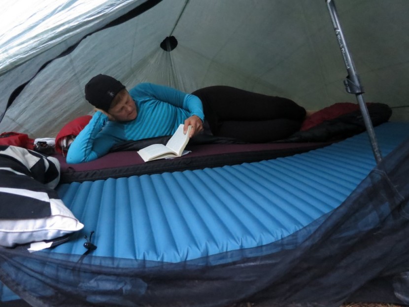 zpacks hexamid twin tent - inside the zpacks hexamid twin tent there is enough room for two...