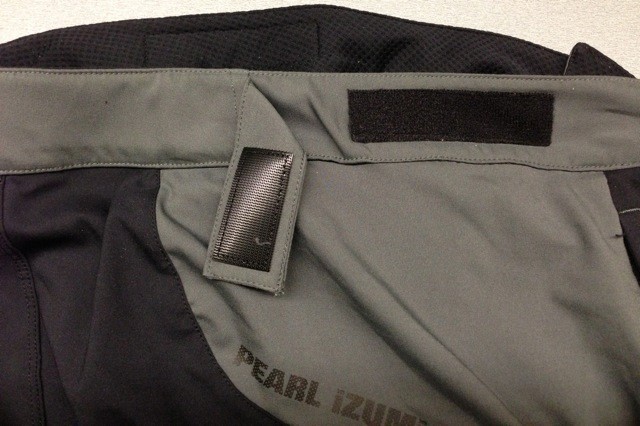 pearl izumi canyon - the waist can be adjusted using velcro tabs attached to elastic on...