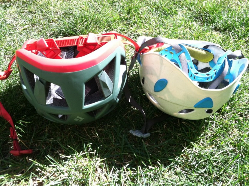 black diamond vector for women - a look at the rear adjustment systems of the w's bd vector (left)...