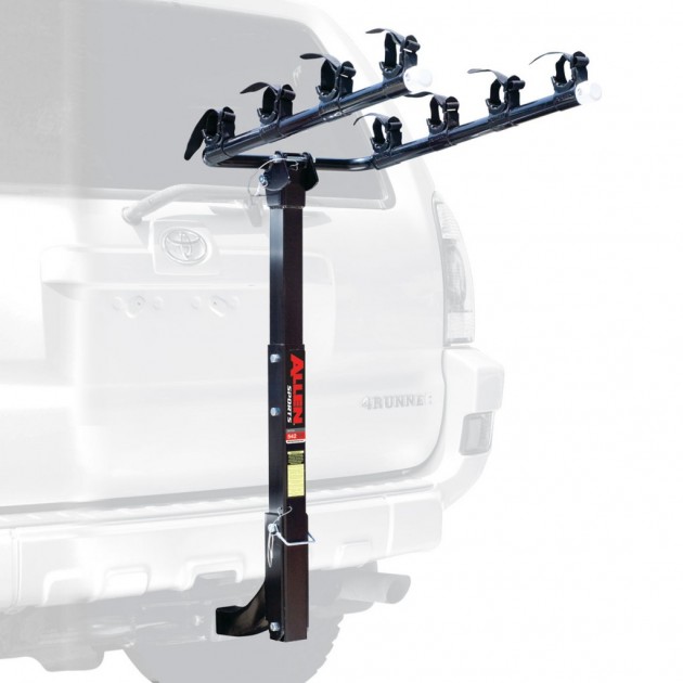 allen deluxe 4-bike hitch carrier