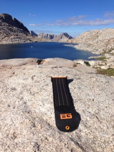 bushnell bear grylls solarwrap mini - the solarwrap at 11,000 feet in the high sierra.