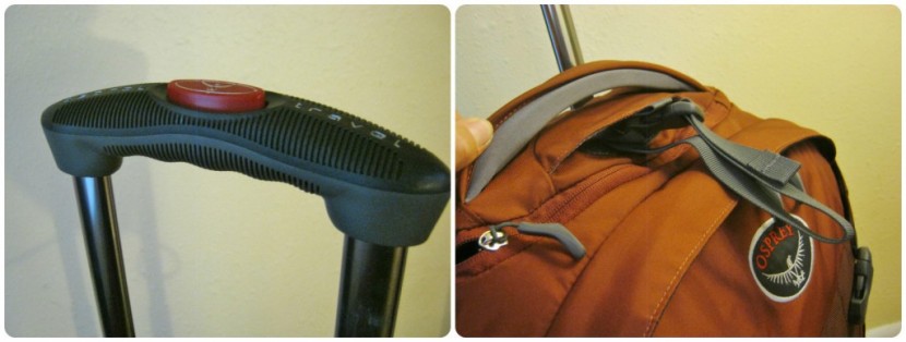 osprey meridian 22 - the meridian has an ergonomic pull handle and ultra padded carry...