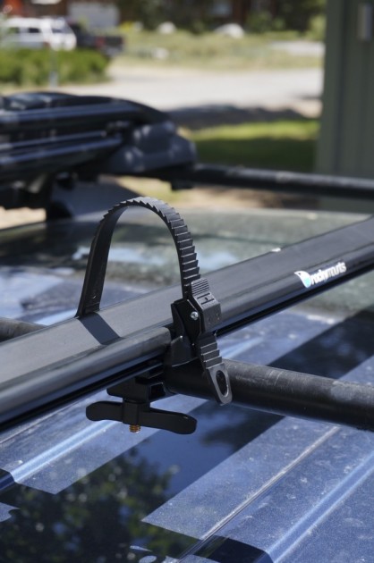 rockymounts jetline - the rockymounts jetline uses a ratcheting strap to secure the rear...