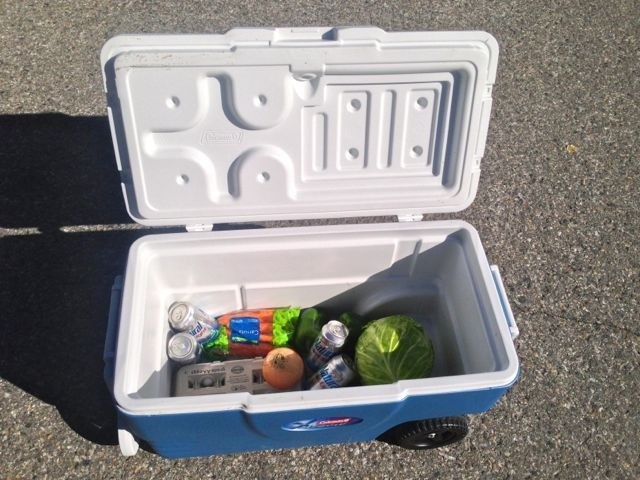 coleman 62 xtreme wheeled - half a load in the coleman xtreme.  this is the perfect size for...