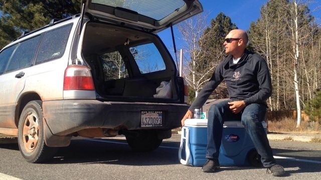 coleman 62 xtreme wheeled - it's simple and subtle, but a cooler that makes excellent furniture...