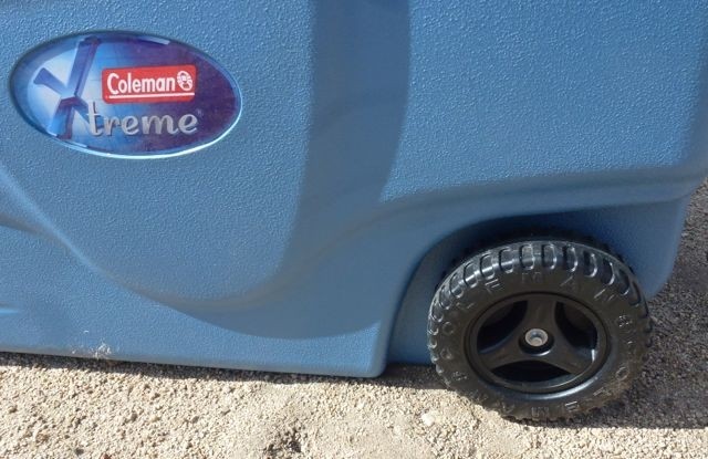 coleman 62 xtreme wheeled - recessed and compact wheels translocate the best buy award winner...