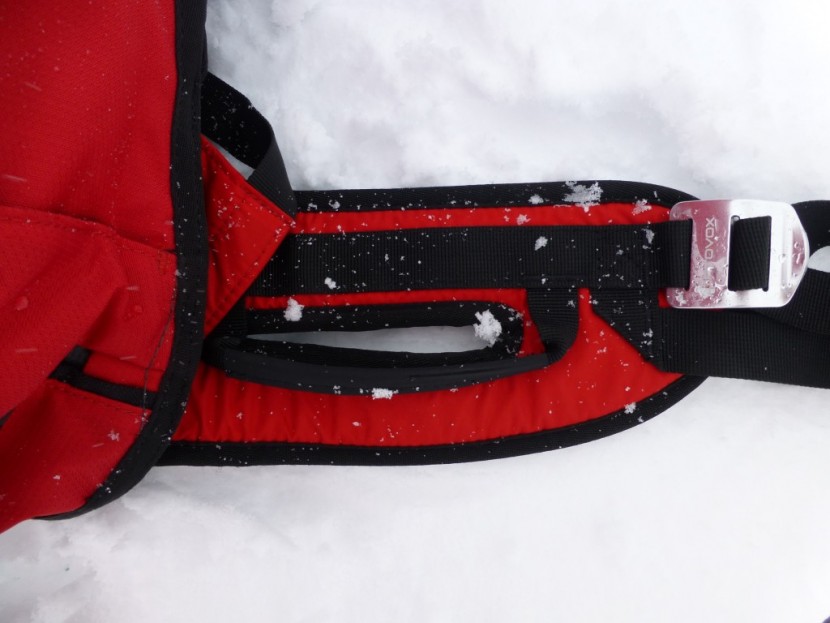 ortovox tour 32 + 7 abs pack - highlighting the comfortable waist belt featured on the ortovox abs...