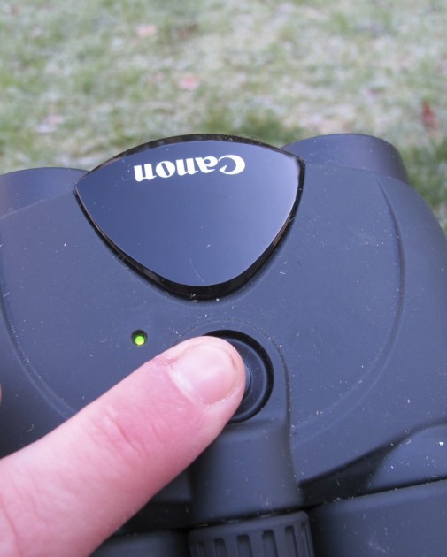 canon 10x30 is - activating the image stabilization function of the canon is, which...