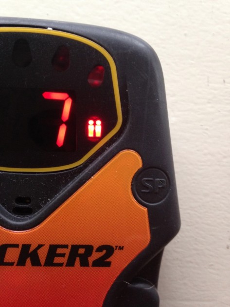 backcountry access tracker 2 - a bca tracker 2 avalanche beacon, showing the light indicating that...