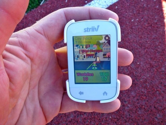 striiv smart - the device counts steps as well as offers on-board games. in this...