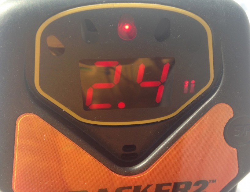 backcountry access tracker 2 - the two "ii"'s on the left side of the beacon indicates that the...