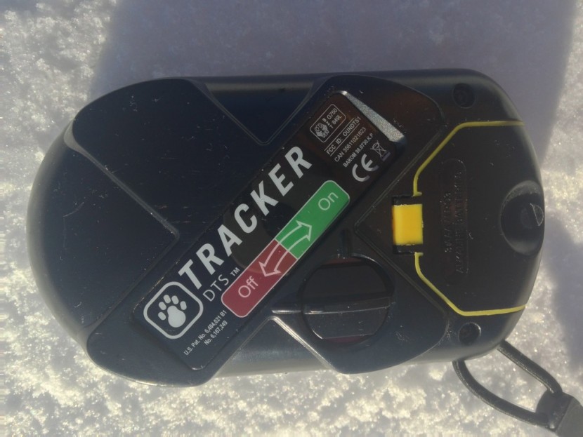 backcountry access tracker dts - a bca tracker dts avalanche beacon. the backside of the beacon has...