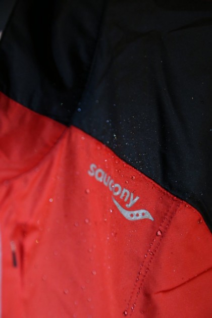 saucony sonic - here the sonic's water repellency is at work. using a dwr finish...