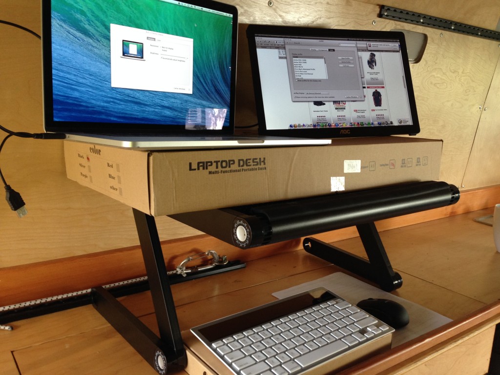 Mobile Office - Best Laptop Travel Set Up With External USB Monitor, Mouse and Keyboard