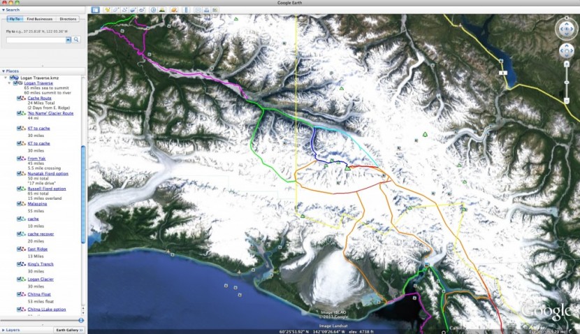 the end product is a collection of route options. the intended route...