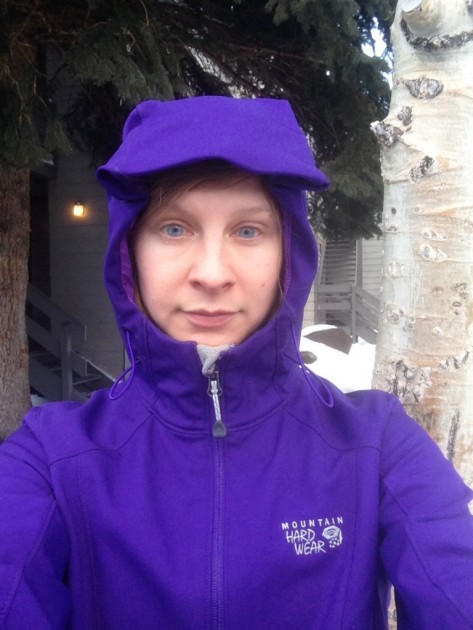 mountain hardwear principia for women - the hood on the prinicpia only adjusts around the face and not in...