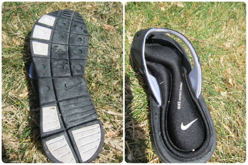 nike comfort thong - the white panels on the sole are grippier brs rubber. the...