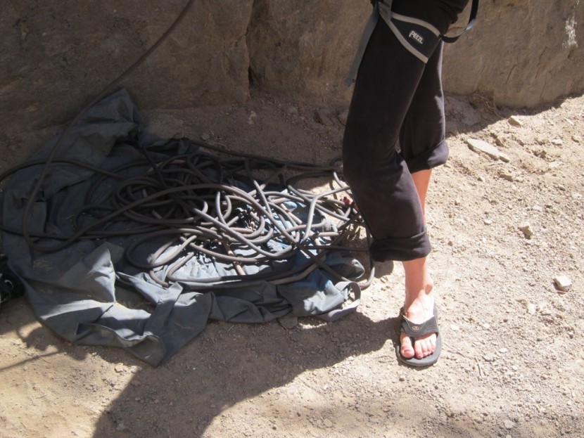 reef women's fanning - wearing the reef fanning between climbs. this sandal offers enough...