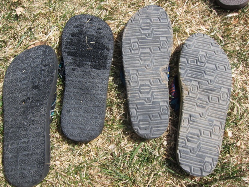 teva women's mush ii - reef sandy on the left, teva on the right. the teva offers better...