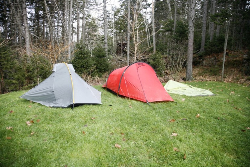 msr carbon reflex 2 - the morning after (a late fall new england storm). when pitched with...