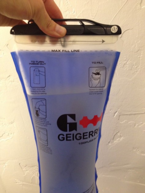 geigerrig 1600m - when filling bag in a shallow sink or drinking fountain, it is hard...