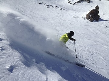 salomon x-pro 120 - the x pro 120 driving in hard snow conditions while testing in the...