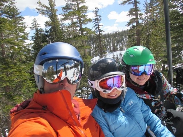 giro montane - all the award winning ski and snowboard helmets, on chair 9, mammoth...