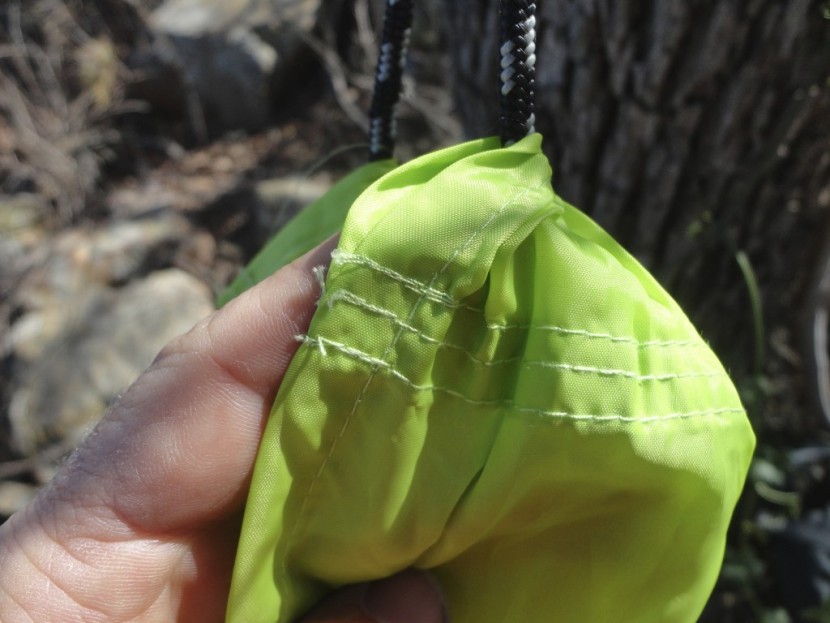 byer traveller lite - the stitched polyester started to separate at a handful of spots...