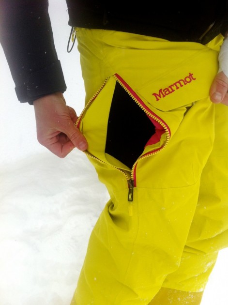 marmot women's freerider - with its mesh-less vents, this insulated pant is thoughtfully...