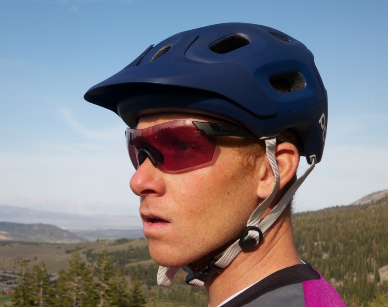 poc trabec - front side view of the trabec helmet from poc.