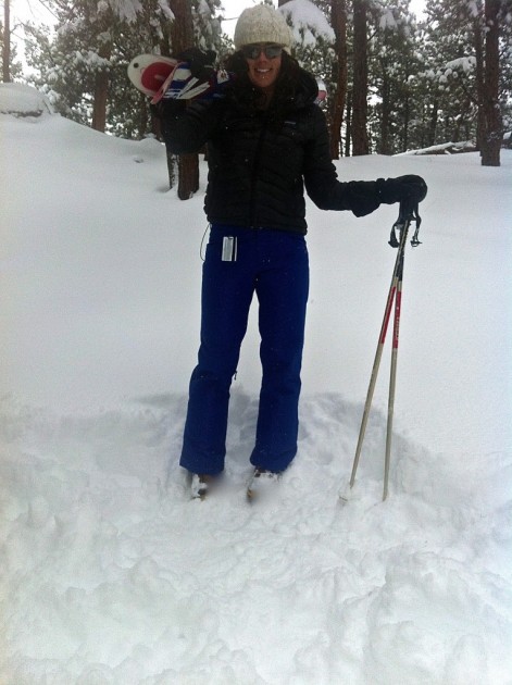 roxy dynamite - our head tester stands comfortably in the roxy dynamite on a cold...