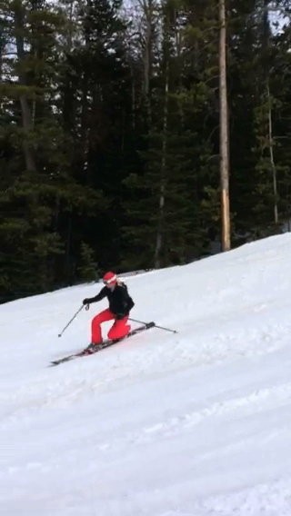 spyder traveler - shredding the sunny slopes, kerry demonstrates the mobility of this...