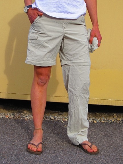 columbia pfg aruba convertible pant for women - the columbia aruba converts into shorts that fall to just above the...