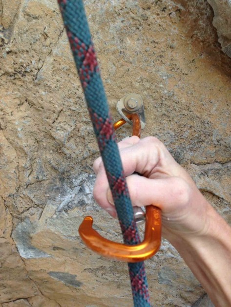 camp orbit - the keylock design keeps your orbit from snagging on the rope when...