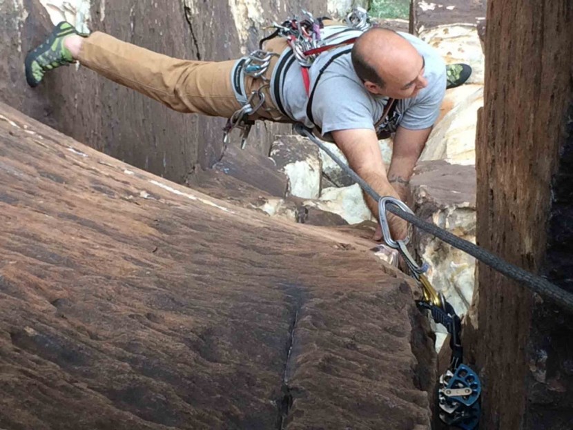 camp photon wire express ks dyneema - brent armstrong high up la cierta edad, another red rock classic...