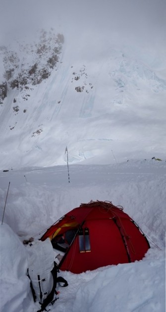 bushnell bear grylls solarwrap mini - two bushnell bear grylls solarwrap mini's at 14,200 ft. on denali.