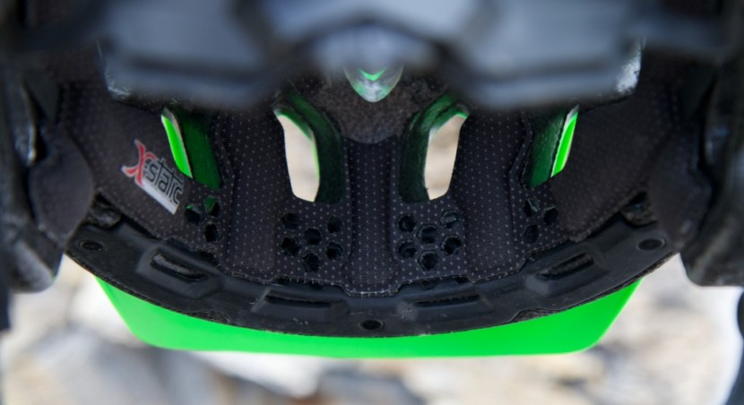 bell super - the front of the super's liner is perforated to allow air to flow...