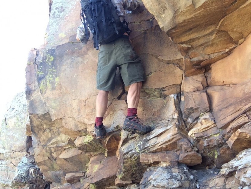 la sportiva hyper mid gtx - the la sportiva hyper has the best traction for climbing rock...