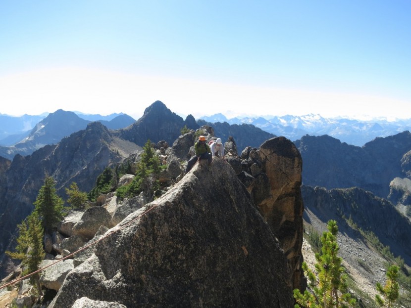 la sportiva tarantula - climbing the south arete of early winters spire in tarantulas...